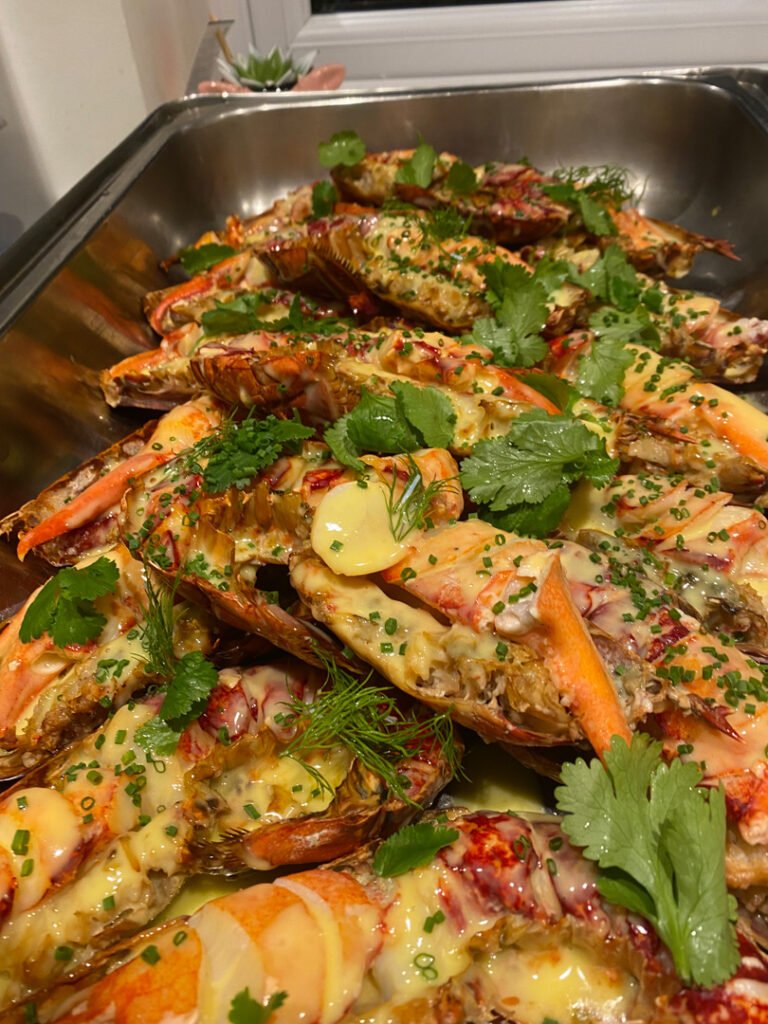 Big Bite Catering buffet lobster
